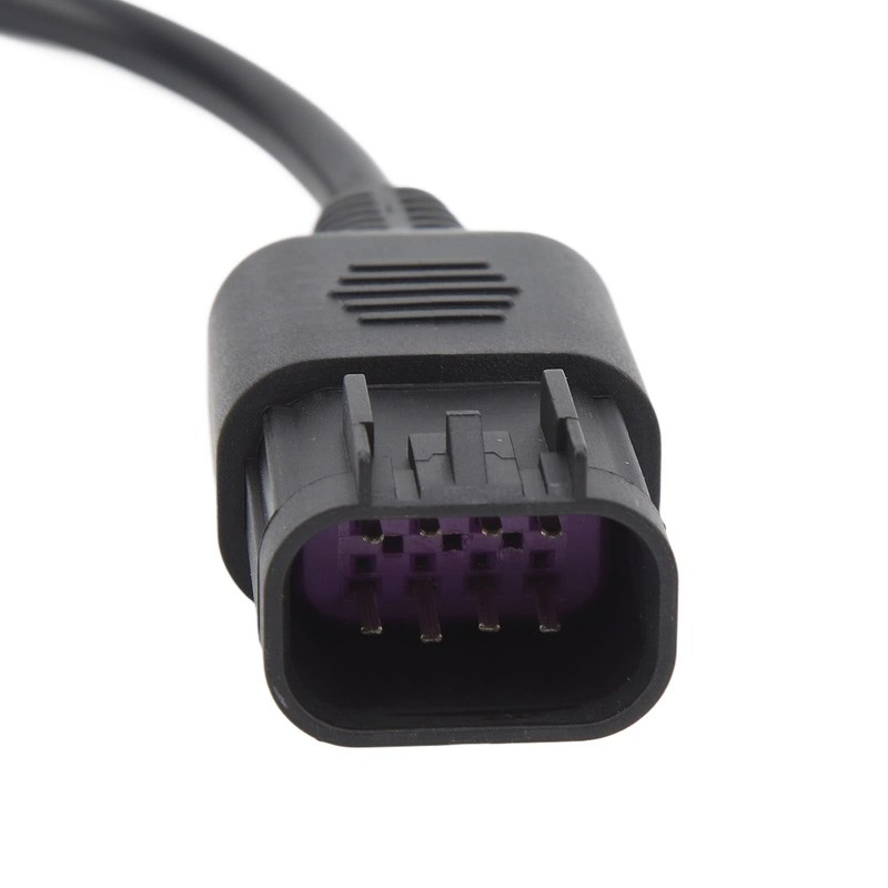 POCREATION Conector de diagnóstico OBD2, Adaptador de diagnóstico OBD2 a