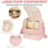Jaffzora Wearable Breast Pump Bag with Cooler Compartment Fits for