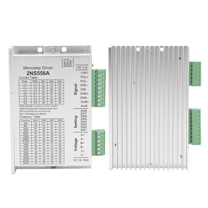 Stepper Motor Driver 2-Phases NEMA23 32-Bits Digital Signal Processing 2NS556A