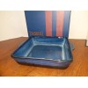 Basque Ceramique Andalusian Stoneware 10" SqBlue LOAF OVEN & Dishwasher