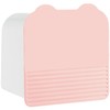 Storage Case with Lid, Pink, 1 Piece, Magnetic Tape, Double