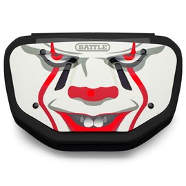 Battle Clown Chrome Football Back Plate - Adult