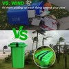 Metal Double Claw Trash Can Locks Strap for Animals,Universal Trash