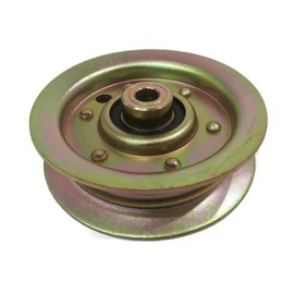 The ROP Shop Flat Idler Pulley fits John Deere 108 110 111 111H 112 112L 200 208 210 212 214