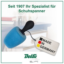 DELFA Samty Square Shoe Stretcher for Square Shoes - Foam Shoe Shaper Shoe Stretcher - for Women Size 37-41, lightblue