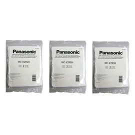 Genuine Panasonic Mc-v295h Type C-19 Synthetic Hepa Vacuum Cleaner Bags / 6 Individual Bags - Genuine Oem Mc-v295h