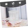 LIFKOME 2pcs Desktop Storage Box Set Transparent Organizer for Makeup