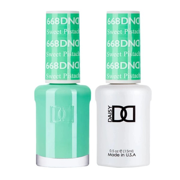 DND Matching Polish Set Gel & Lacquer 668 Sweet Pistachia