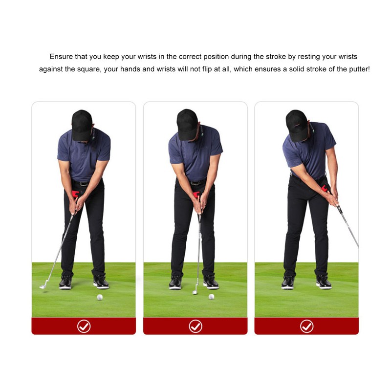 Golf Arm Swing Trainer Wristband EVA Putting Training Aid Golf