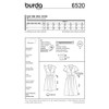 Burda Ladies Sewing Pattern 6520 Shirt Dresses