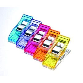 Clover - Clips de 10 piezas, clásicos, los colores pueden variar