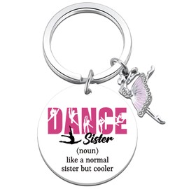 Dancer Gifts for Girls Dance Keychain Gifts for Dancers Teacher Dance Sister Gift for Women Ballet Accessories Dance Competition Team Stuff for Teen Girls Dance Recital Gift Ideas