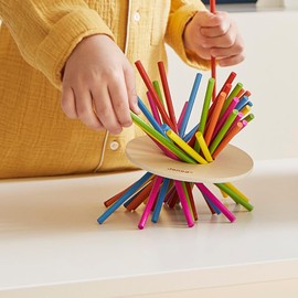 Janod - Crazy Sticks Skill Game - In Wood - For Children from the Age of 3, J02695