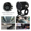 Par De Faros Auxiliares Moto 60w Led Amarillo Y Blanco