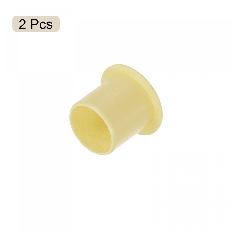 sourcing map Flanged Plain Bearings 15 mm Bore 17 mm