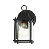 Livex Lighting 7506-14 Frontenac 1-Light Outdoor Wall Lantern, Black