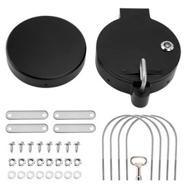 TRUCFUSION Conduit Carrier Kit Fit for 6" PVC Pipe Roof Rack Accessories for Truck Van SUV Black