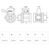 EZ-106(14mm-1.5) EZ Oil Drain Valve with removable Hose End Combo