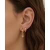 BSGRL Hoop Earrings for Women - 14k Gold Plated Cute