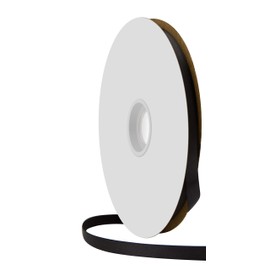 Berwick Offray 3/8" Single Face Satin Ribbon, Black, 100 Yds