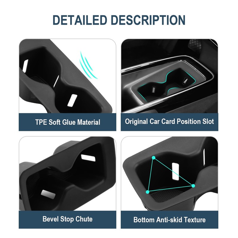 2023-2025 2026 ID.4 Center Console Cup Holder for 2026 VW