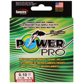 braid power pro red 135m - 4kg