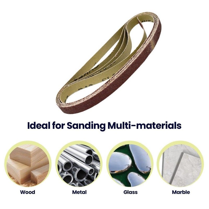 Dapetz ® 20 Sanding Sander Belts 13mm X 457mm 80
