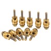 20 Pcs Air Conditioning Valve Core Aluminum Alloy Copper Automotive