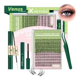 Kit De Extensiones De Pestañas Raíces Invisibles Venus 8-18