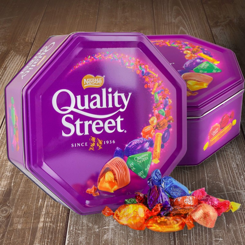 Nestle Quality Street Assorted Chocolate Gift Tin 2lb - Ideal