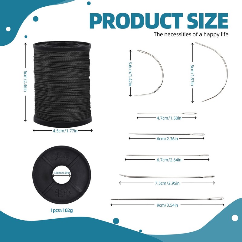 Topus Extra Strong Upholstery Repair Sewing Thread Kit and Heavy