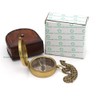 RII Pocket Brass Compass, Nautical Navy Compass for Camping, Travelling,