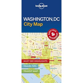 Lonely Planet Washington DC City Map 1st Ed.