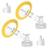 PumpMom-us 17mm Flanges Compatible with Spectra S2 S1 9 Plus