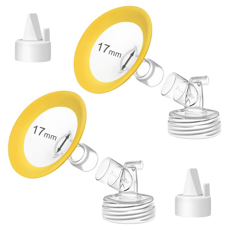 PumpMom-us 17mm Flanges Compatible with Spectra S2 S1 9 Plus