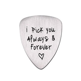 Gifts for Him Men, Unique Birthday Gift for Musician Husband Boyfriend Fianc¡§? Guitar Pick Jewelry Wedding Valentines Father's Day Christmas Gifts