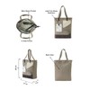 Mona B. Recycled Upcycled Tahoe Tote and Atlas Crossbody Canvas