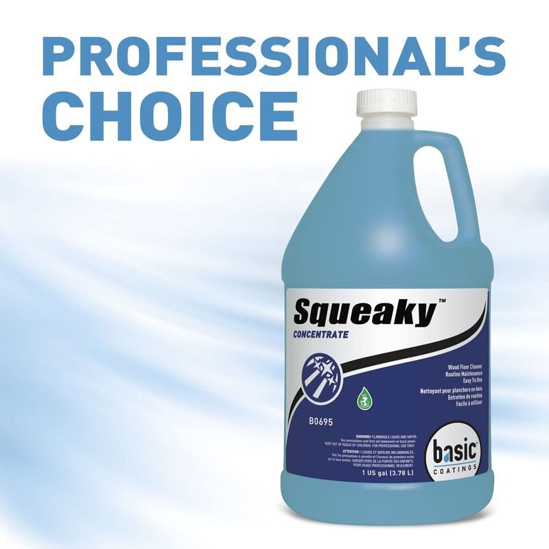 Basic Coatings Squeaky Cleaner Concentrate | Hardwood, Laminate Floor Cleaner