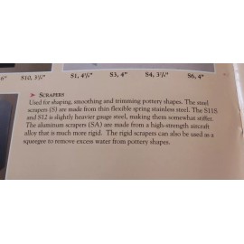 Kemper Tools S12 Stainless Steel Scraper 6"