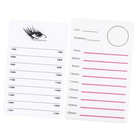 Housoutil 2pcs Lash Extension Holder Lash Display Pallet for Professional Eyelash Tools Lightweight and Portable Eyelash Holder for for Her