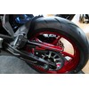 Tankpad Sticker Chain Guard Compatible with Kawasaki Z650 Red Silver