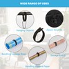 100 Pcs 10-Inch Heavy-Duty Self-Fastening Cable Ties - Durable, Reusable