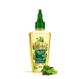 Vatika Afro Naturals Tea Tree Hair Oil - 100 ml | Restorative Hair Oil With Nourishing Blend | For Soothing Scalp & Protect Against Dandruff