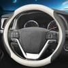 HAOTULE Nappa Leather Slim Stylish Steering Wheel Cover,for Toyota Steering