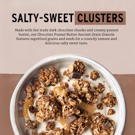 Purely Elizabeth, Chocolate Peanut Butter, Ancient Grain Granola, Gluten-Free, Non-GMO, 10 Ounce (Pack of 3)