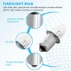 HaeKap 6 Pack Replacement 18 Volt Flashlight Xenon Bulb for
