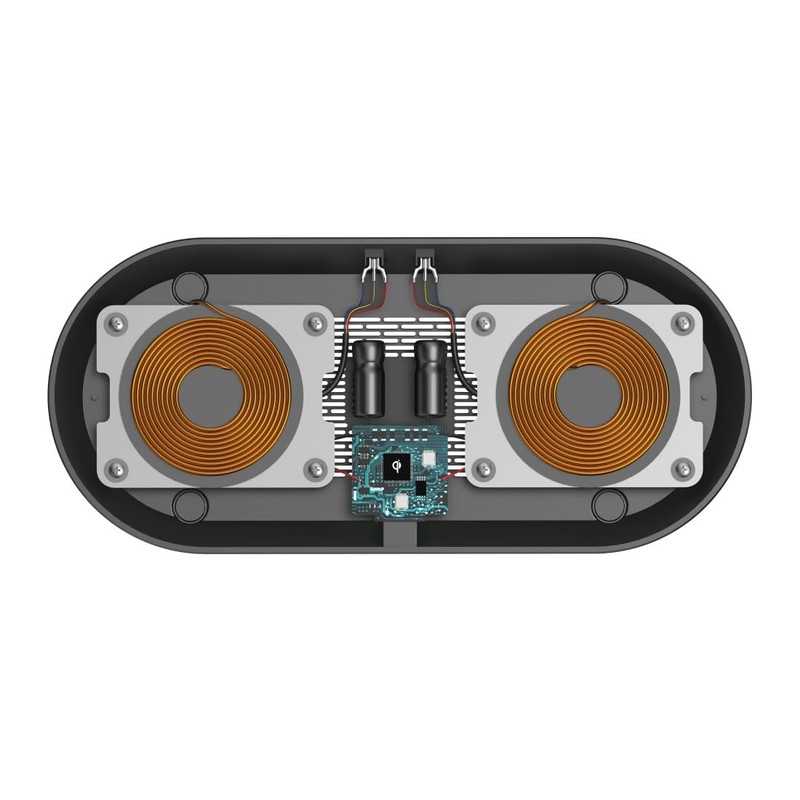 Hama Induction Charger 2000mA QI-FC10 Duo 00201682 Outputs Induction Charging