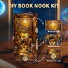 DIY Book Nook Kit, DIY Miniature Dollhouse Kit for Adults