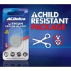 ACDelco 6-Count CR2032 Batteries, Lithium 3V Coin Cell Button Battery