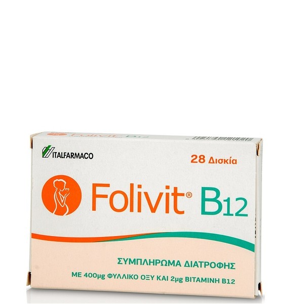 Italfarmaco Folivit B12 400mg, 28 Caps